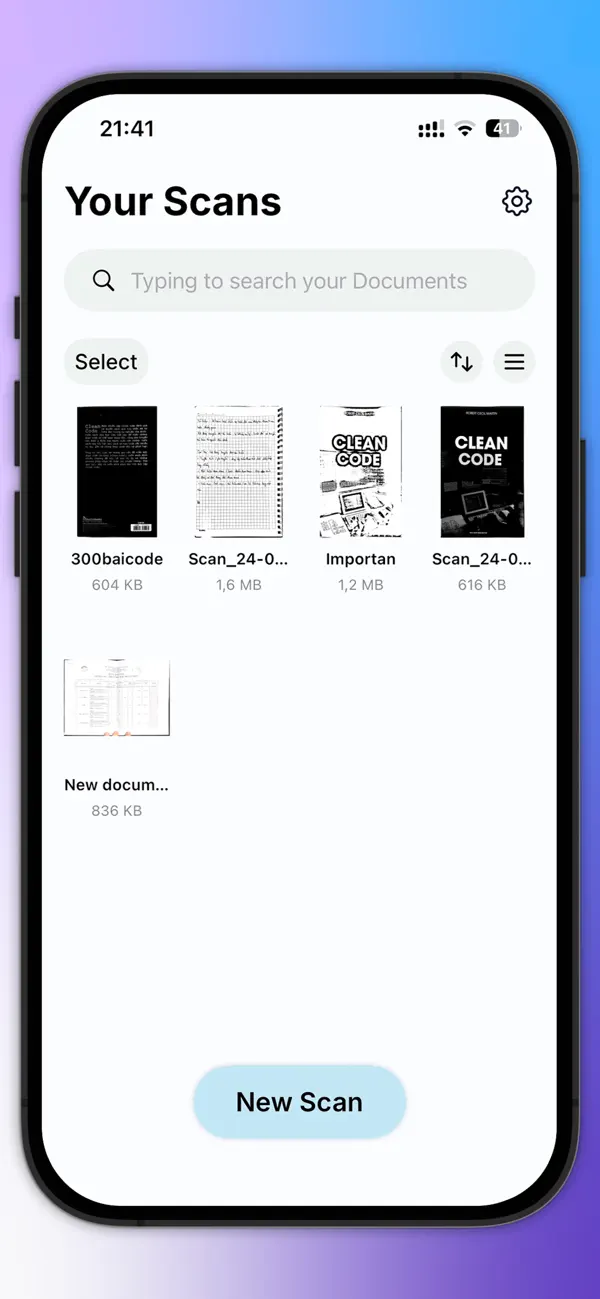 Screenshot #3 pour AutoDoc Scan