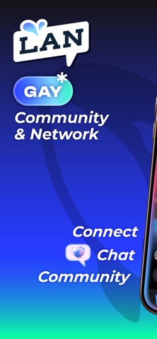 LAN - Gay Social Network iPhone screenshot 1