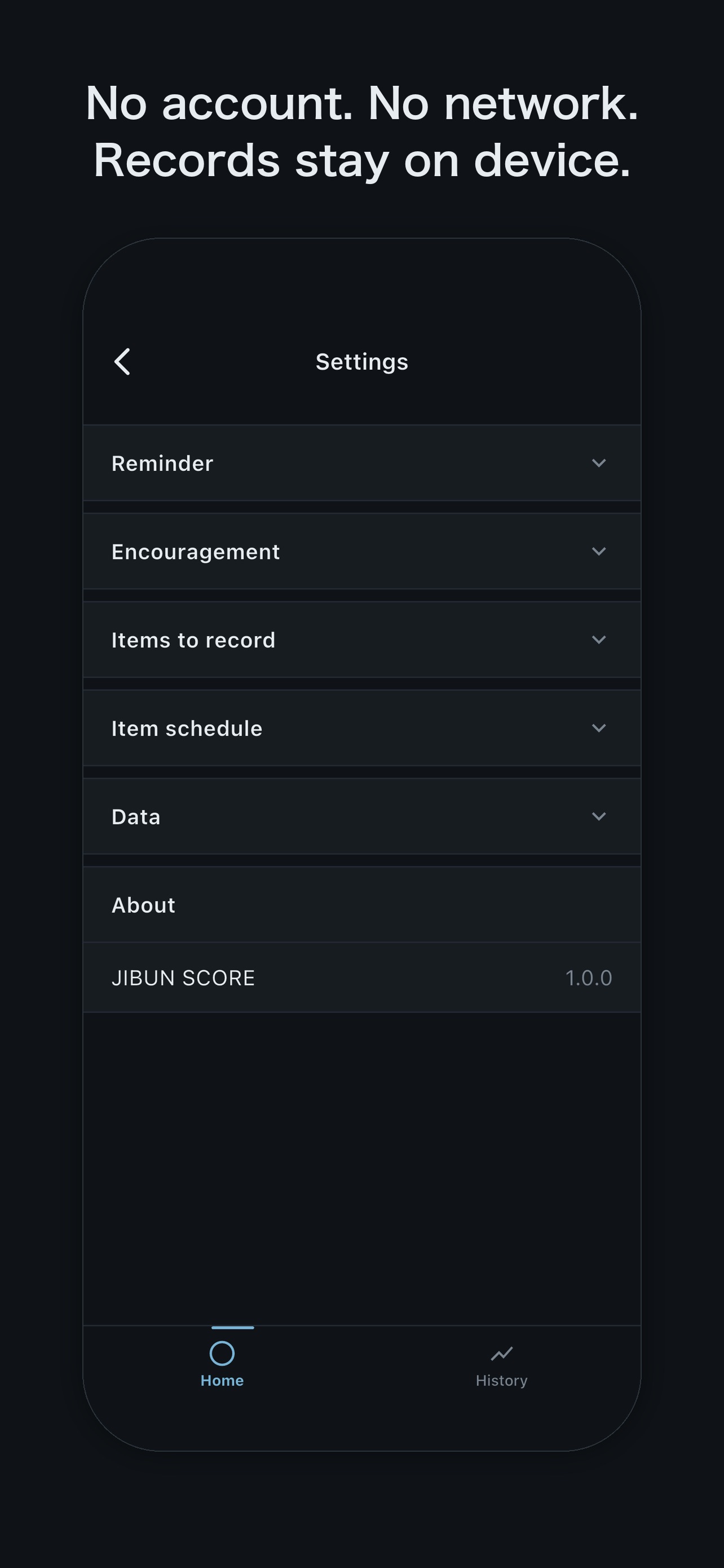 Screenshot 6 of JIBUN SCORE - Performance Log