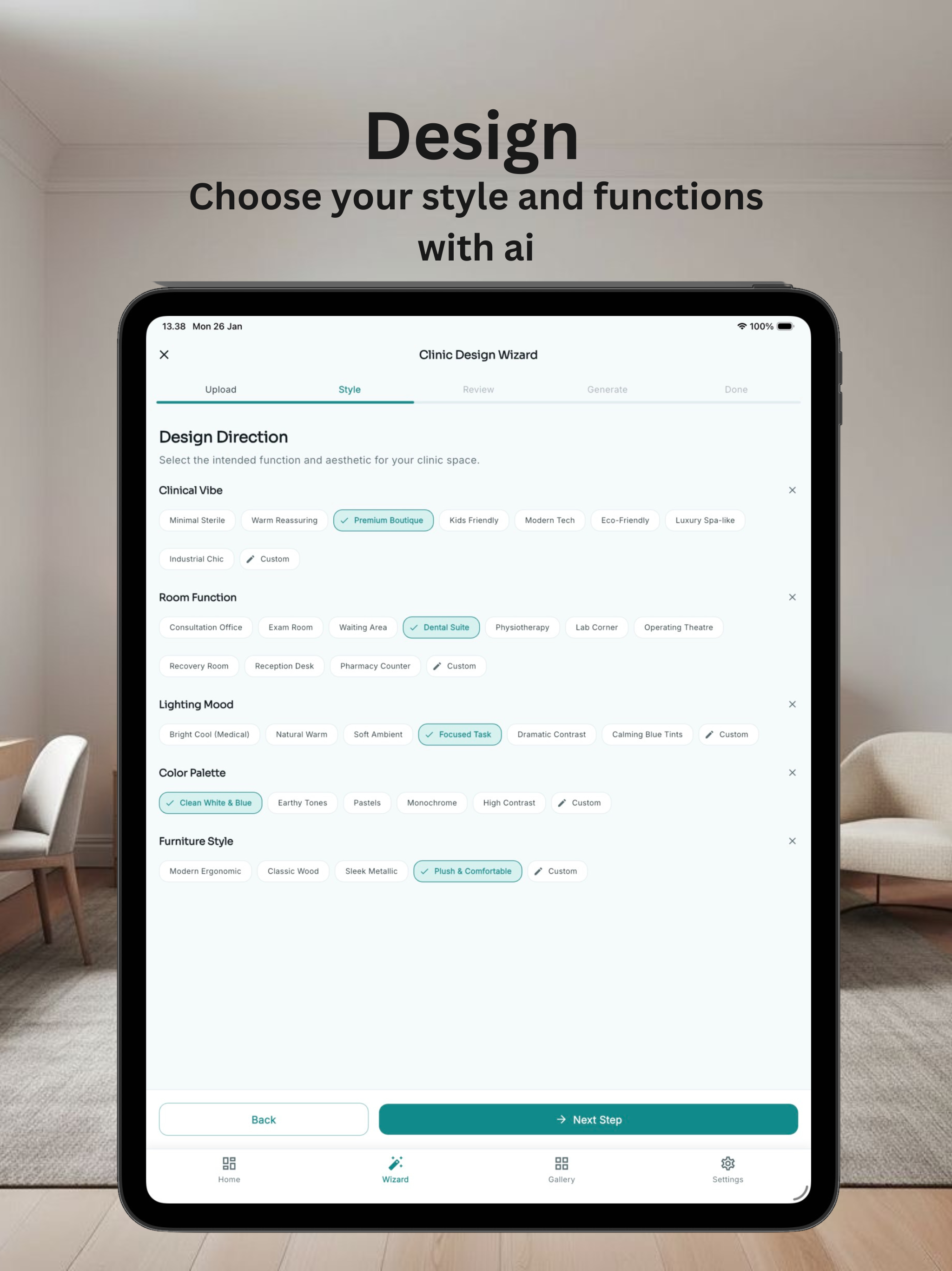 AI Dental Clinic Interior Plan screenshot 10
