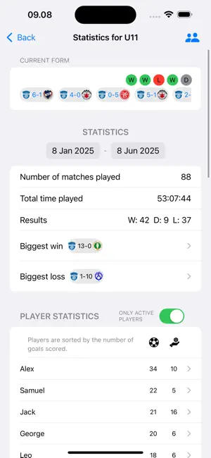 StatMatch: Soccer Coach screenshot 1