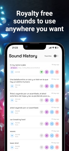 Sound Effects AI Generator screenshot