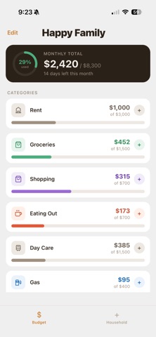 Happy Dad: Couples Budget Screenshot 1 of 5
