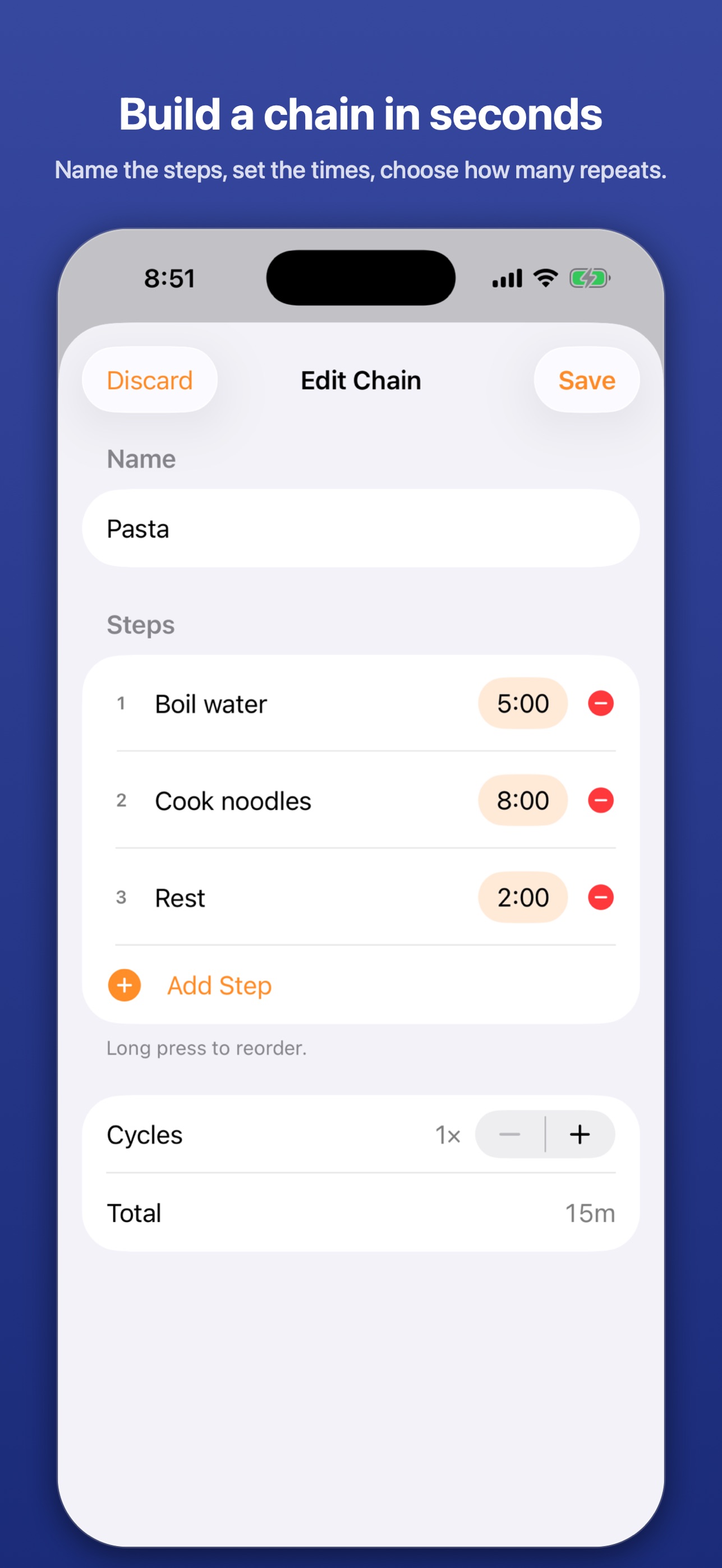 Screenshot 4 of Tsugitsugi Chain Timer