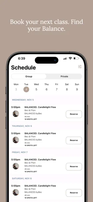 BALANCED.byBec screenshot 3