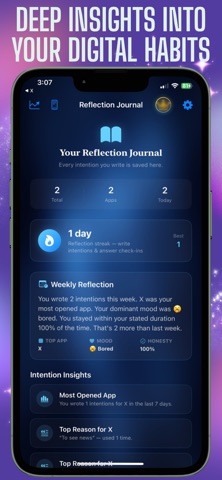 Intenty: Intention Journal iPhone screenshot