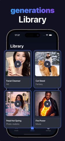 Viyou - AI Video Generator iPhone screenshot