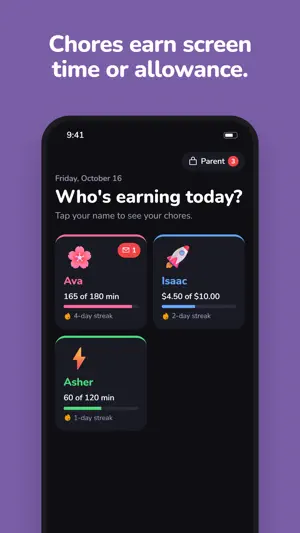 EarnIt Time and Allowance screenshot 1