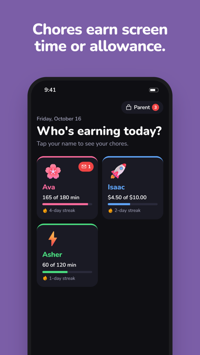 EarnIt Time and Allowance Screenshot 1 of 5