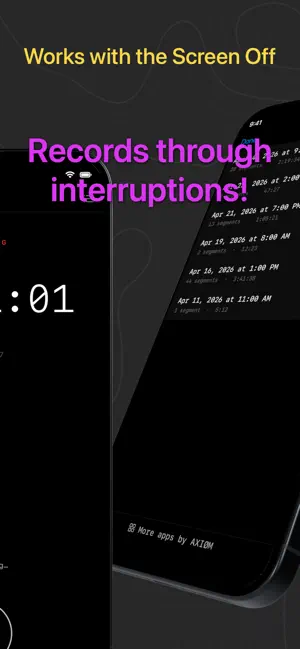Ø Voice Activated Recorder app screenshot 3