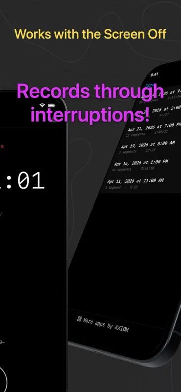Ø Voice Activated Recorder app screenshot 3 of 3