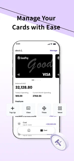 GoodPay-穩定幣卡與加密貨幣錢包 screenshot 3
