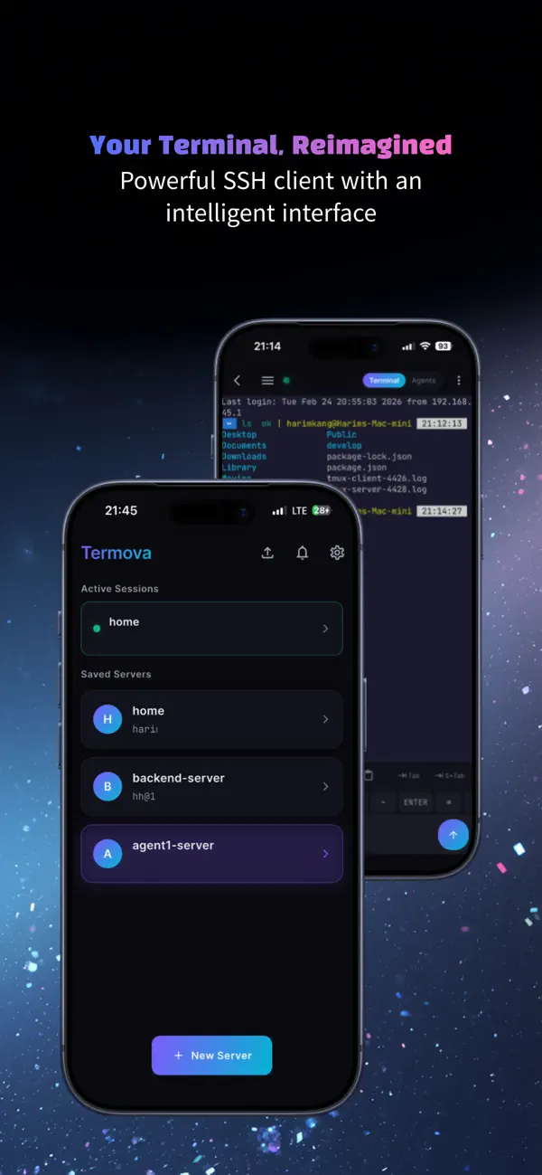 #2. Termova - SSH Agent Client (iOS) 作者: harim kang