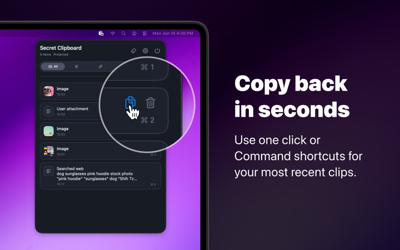 Secret Clipboard screenshot