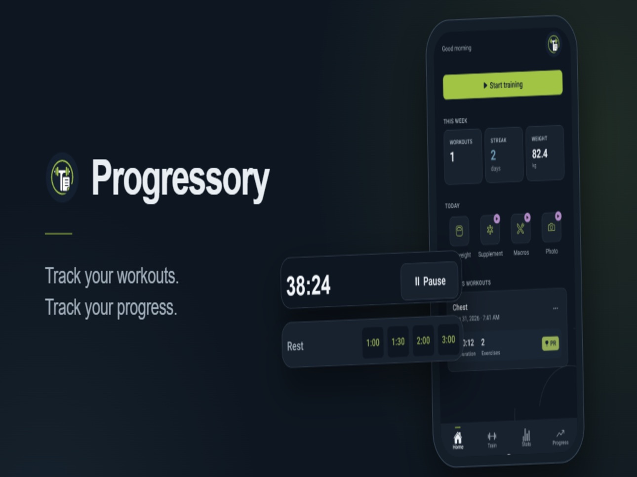 Screenshot 5 of Progressory:Fitness & Progress