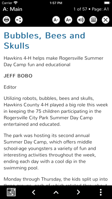 The Rogersville Review Screenshot