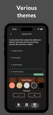 Esthetician Exam: Center Prep iPhone screenshot