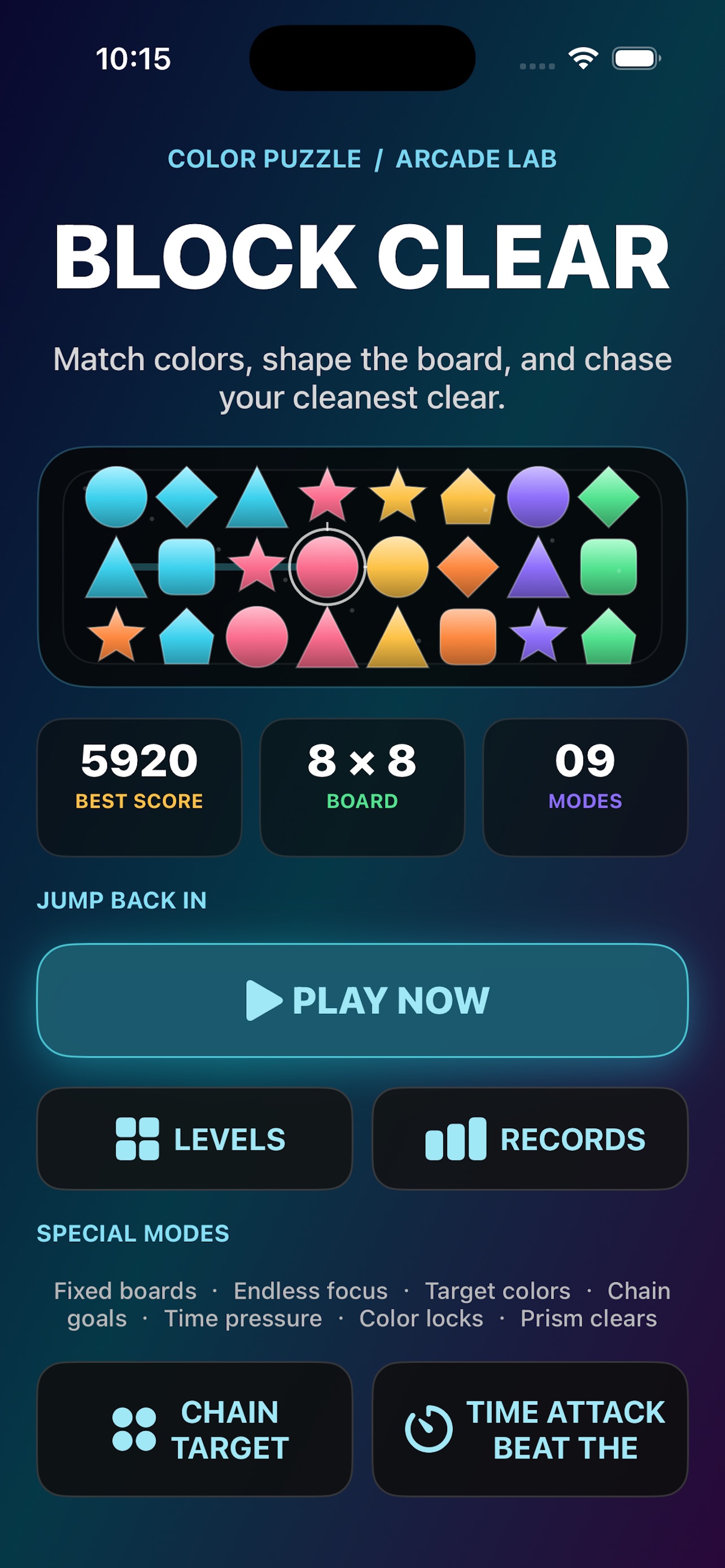 Screenshot 1 of BLOCK CLEAR