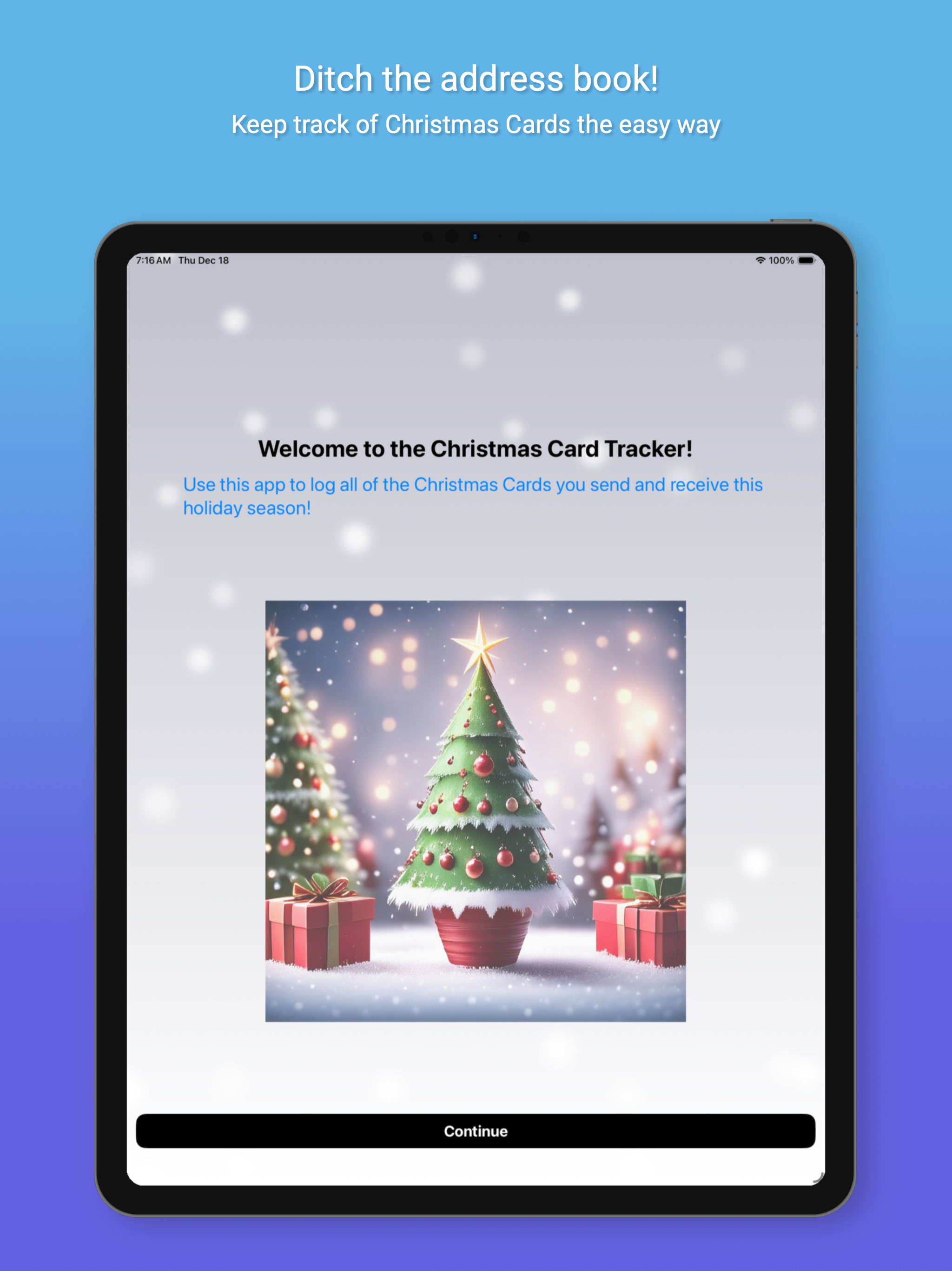 Christmas Card Tracker screenshot 8