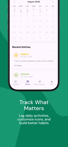 Mazaji: AI Mood Tracker iPhone screenshot