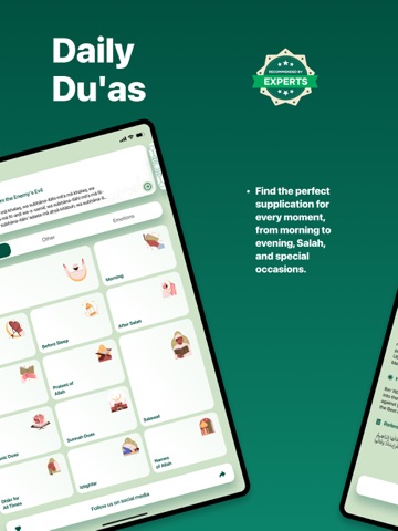 MyIman: Dhikr Dua Adhkar Azkar iPad screenshot