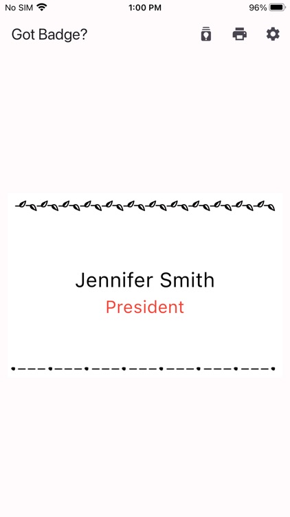 Quick Name Badge screenshot-3