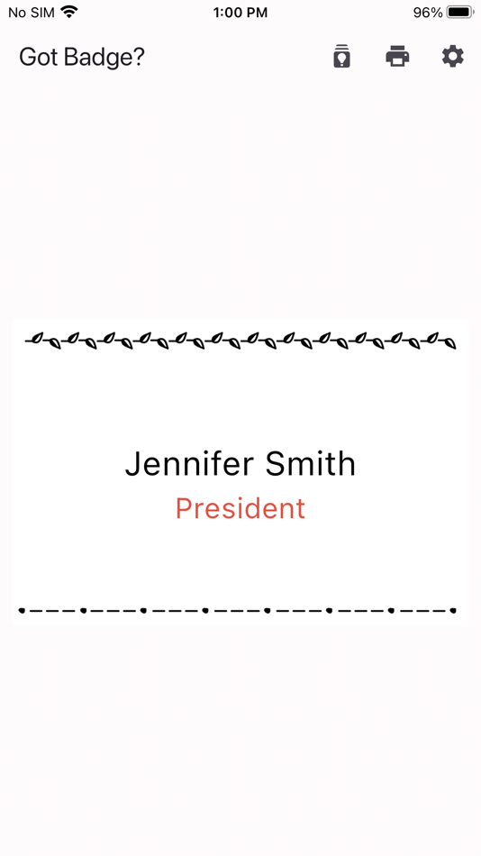 #4. Quick Name Badge (iOS) 由: Supplier Relations US, LLC.