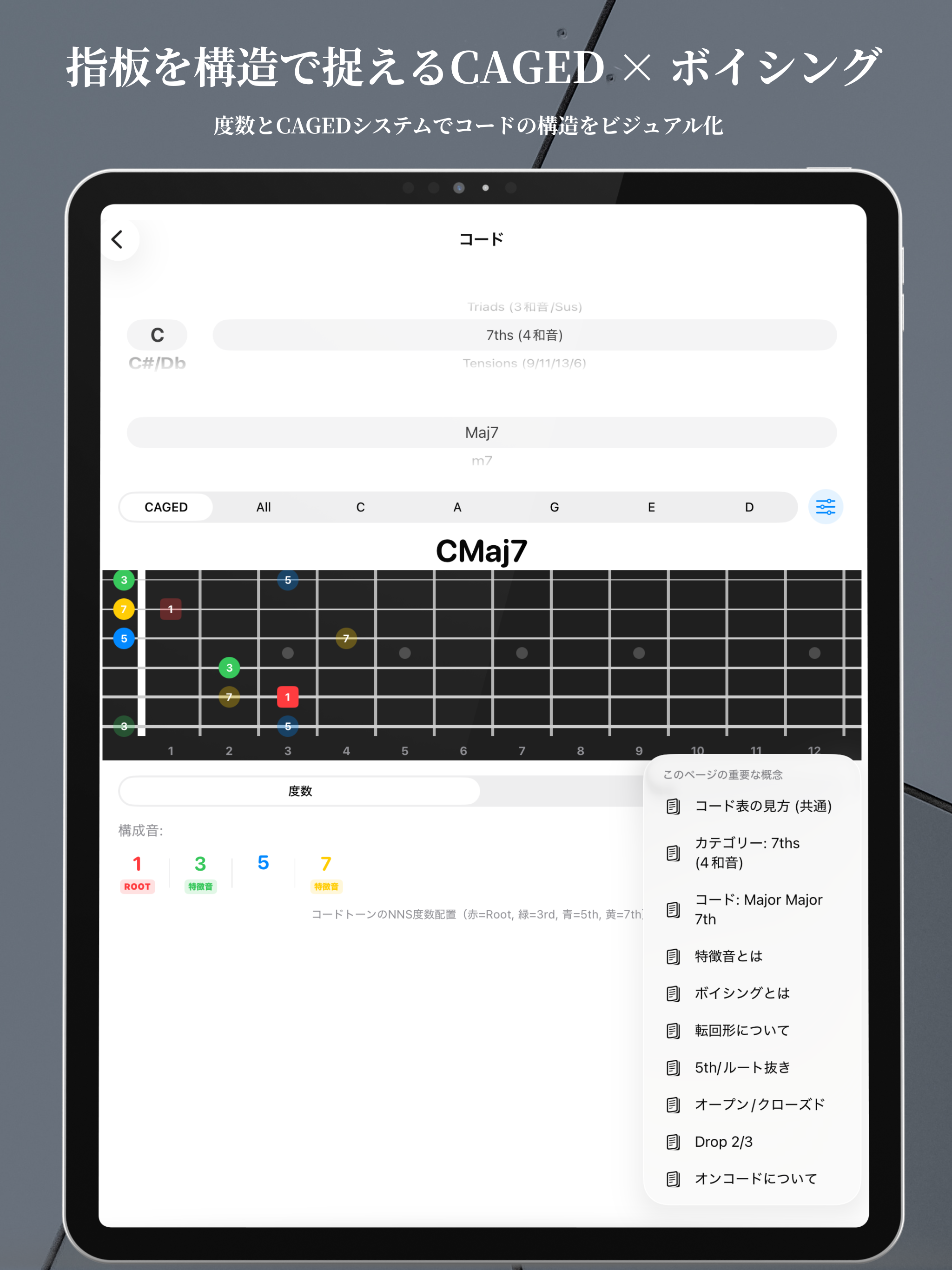 GuitarPath - 度数・コード理論から作譜まで screenshot 15