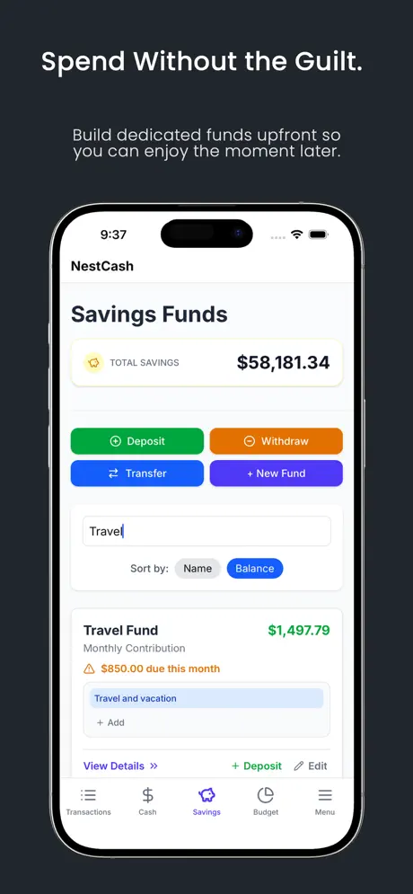 NestCash screenshot 2