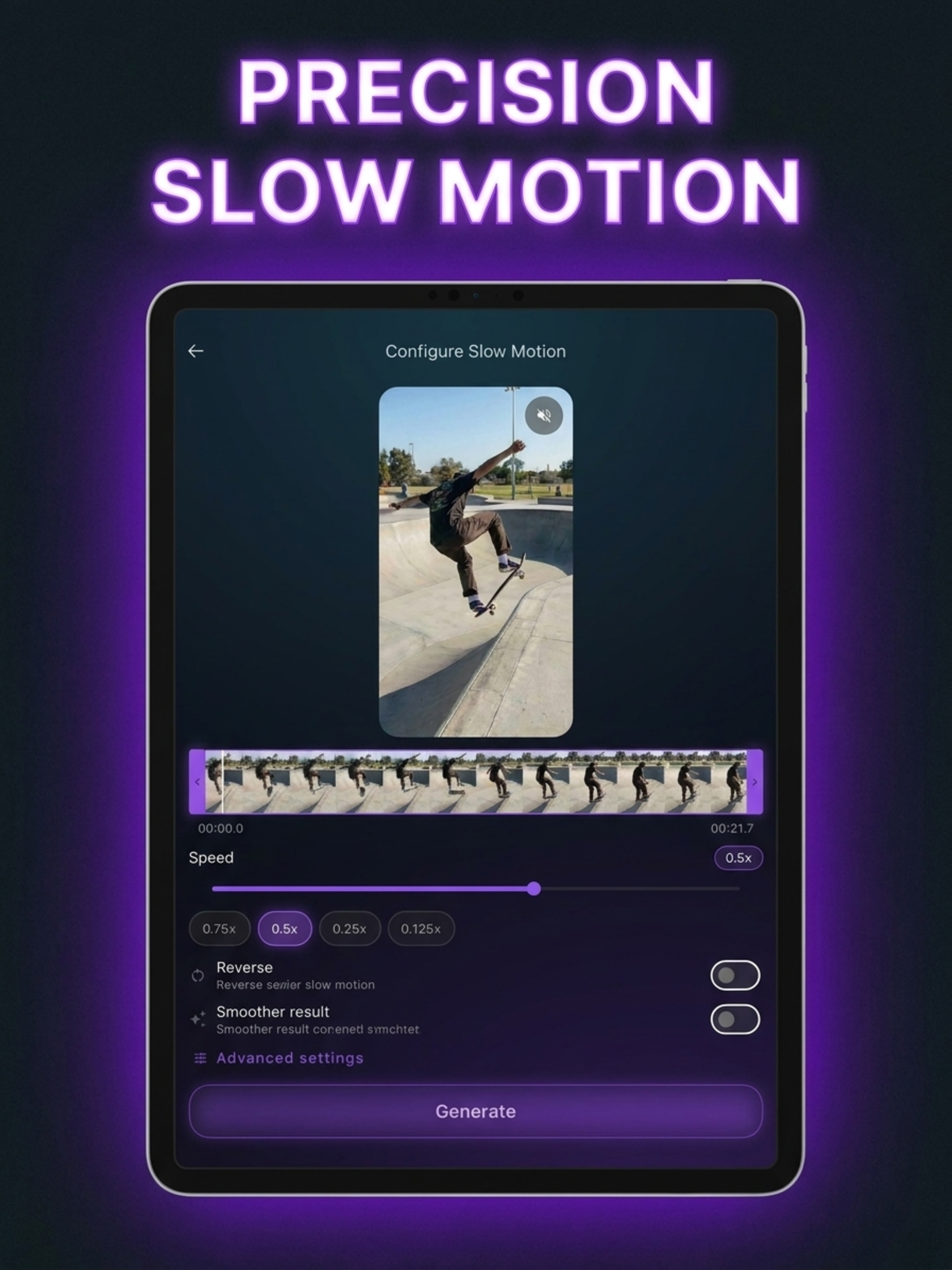 Speedro: Slow Mo & Fast Video