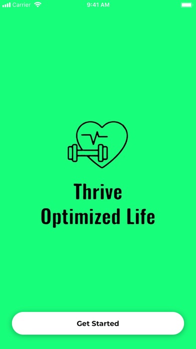 Screenshot #1 pour Thrive Optimized Life