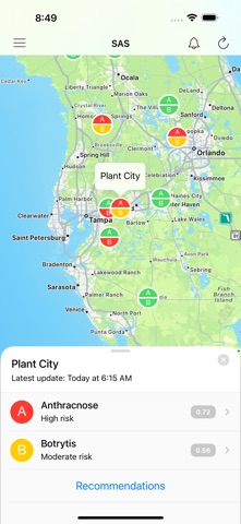 Strawberry Advisory System screenshot