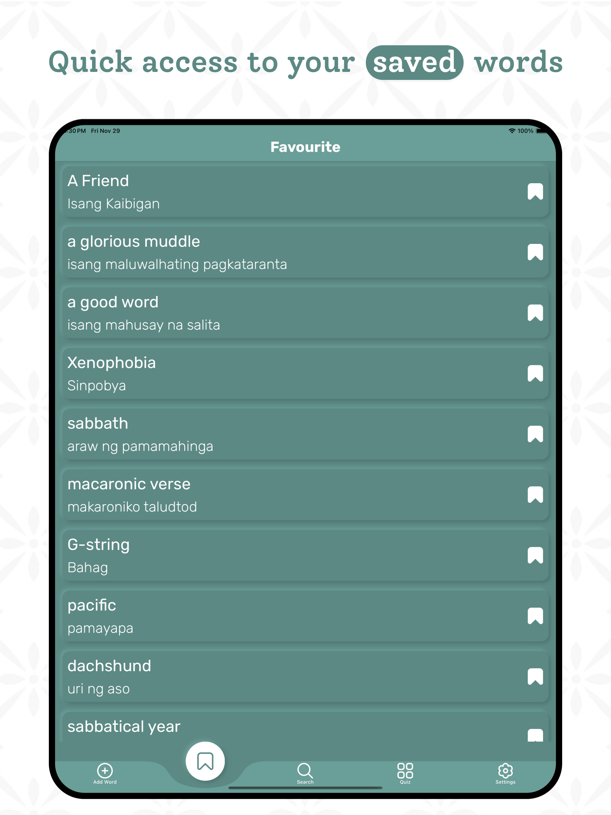 Filipino | Filipino Dictionary screenshot 12