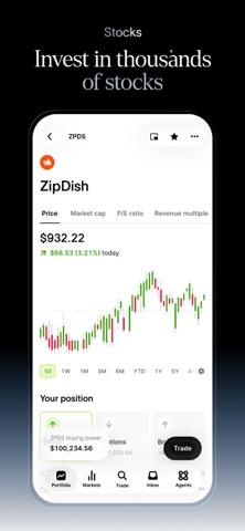 Public: Invest & Trade iPhone screenshot