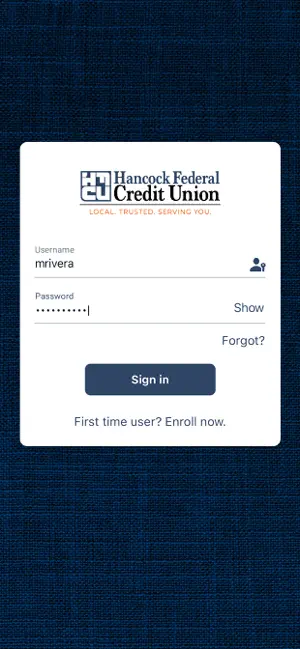 Hancock Federal screenshot 2