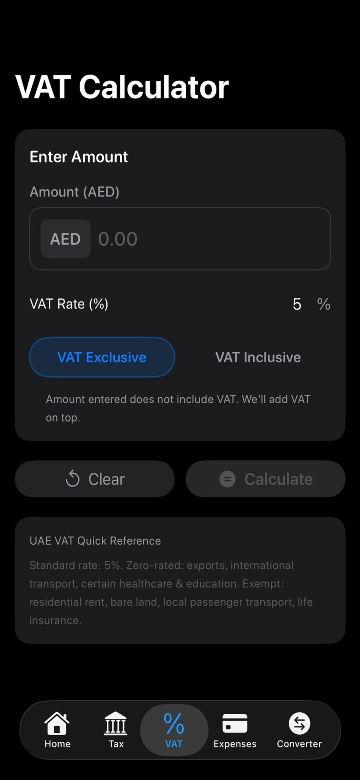 UAE Corporate Tax Calculator screenshot 3