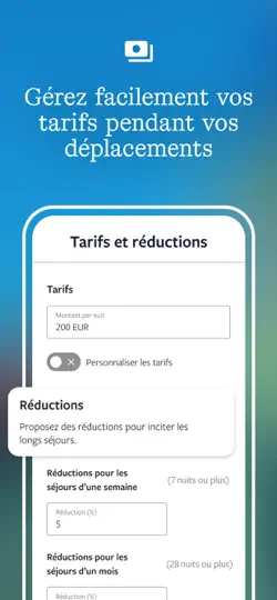 Capture d'écran de Propriétaire Abritel sur iPhone 6