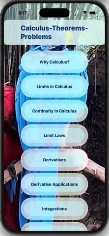 Calculus-Theorems-Problems iPhone screenshot