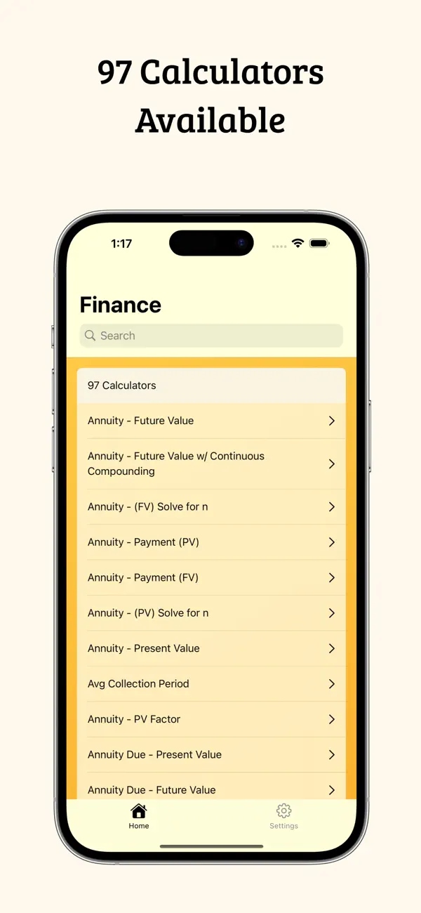 Screenshot #1 pour Finance Calculators