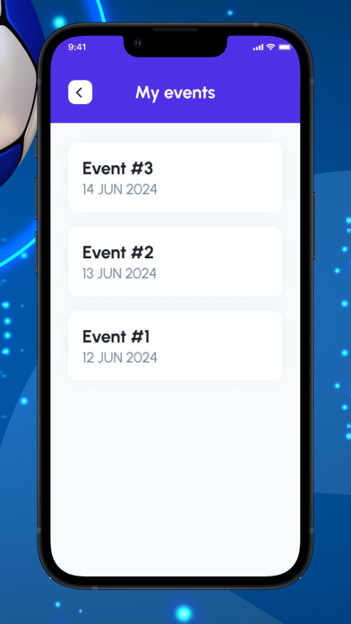 B-Shop Sports Events Screenshot