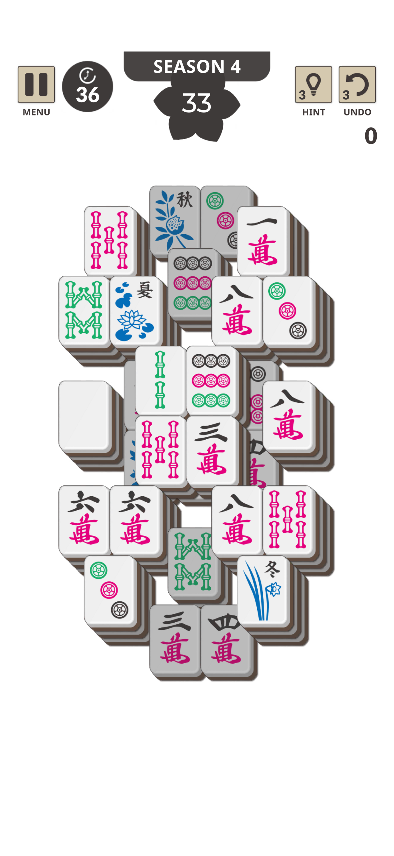 Mahjong Solitaire 100