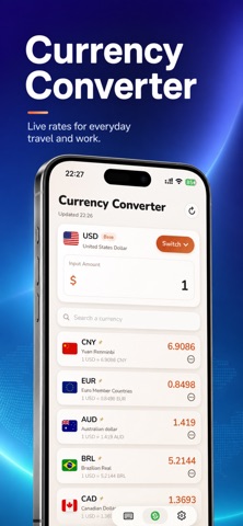 Unit Converter Currency Rate iPhone screenshot