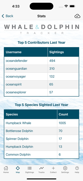 Whale and Dolphin Tracker Screenshot 5 of 5