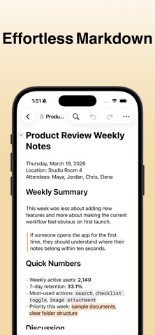 Amber - Simple Markdown Screenshot 1 of 4