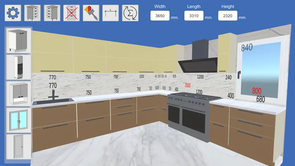 Capture d'écran de Éditeur De Cuisine 3D sur iPhone 9