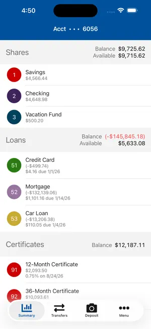 Alcon Employee's FCU screenshot 2