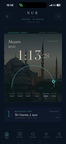 Nur — Kuran, Hatim, Ezan Vakti screenshot