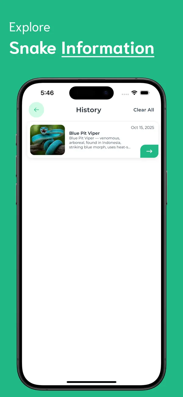 #4. Snake Identifier - SI (iOS) Ved: Ankur Dhameliya