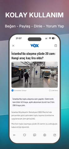 Vox: Son Dakika Haber screenshot