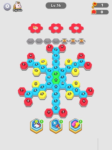 Bee Away - Hexa Out Puzzle iPad screenshot